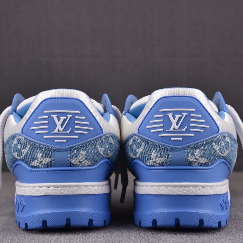 (BEST) (BEST) Louis Vuitton LV Trainer Maxi Monogram Denim ‘BLUE’