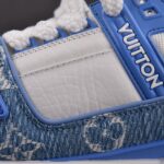 (BEST) (BEST) Louis Vuitton LV Trainer Maxi Monogram Denim ‘BLUE’