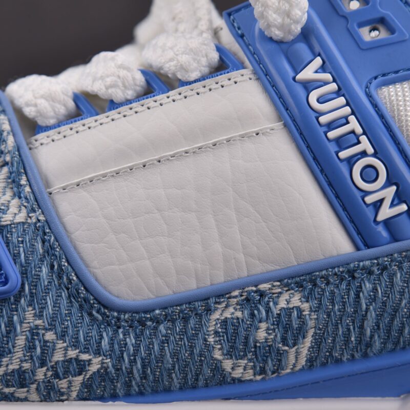 (BEST) (BEST) Louis Vuitton LV Trainer Maxi Monogram Denim ‘BLUE’