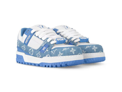(BEST) (BEST) Louis Vuitton LV Trainer Maxi Monogram Denim ‘BLUE’