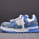 (BEST) (BEST) Louis Vuitton LV Trainer Maxi Monogram Denim ‘BLUE’