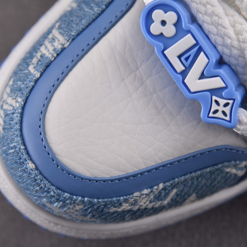 (BEST) (BEST) Louis Vuitton LV Trainer Maxi Monogram Denim ‘BLUE’