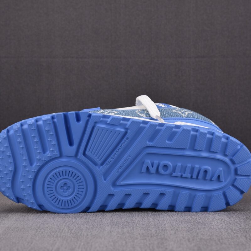 (BEST) (BEST) Louis Vuitton LV Trainer Maxi Monogram Denim ‘BLUE’