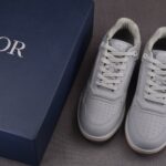 (BEST) Dior B27 Low 'Gray Dior Calfskin'