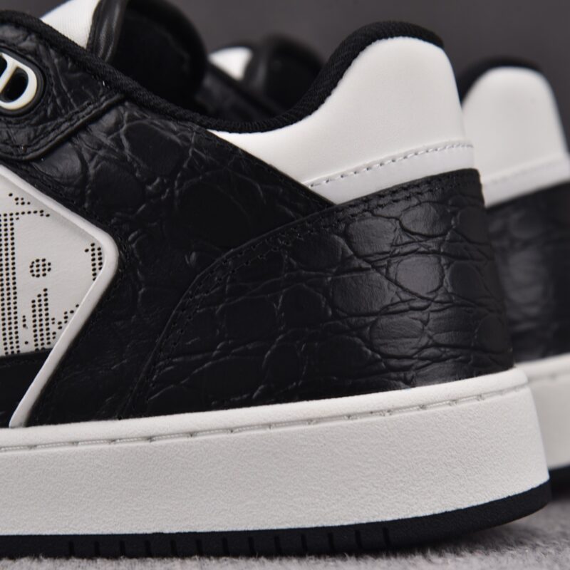 (BEST) Dior B27 Low White Dior Oblique & Black Elephant