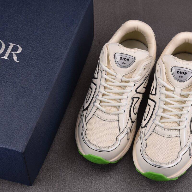 (BEST) Dior B30 BEIGE / NEON Trainers