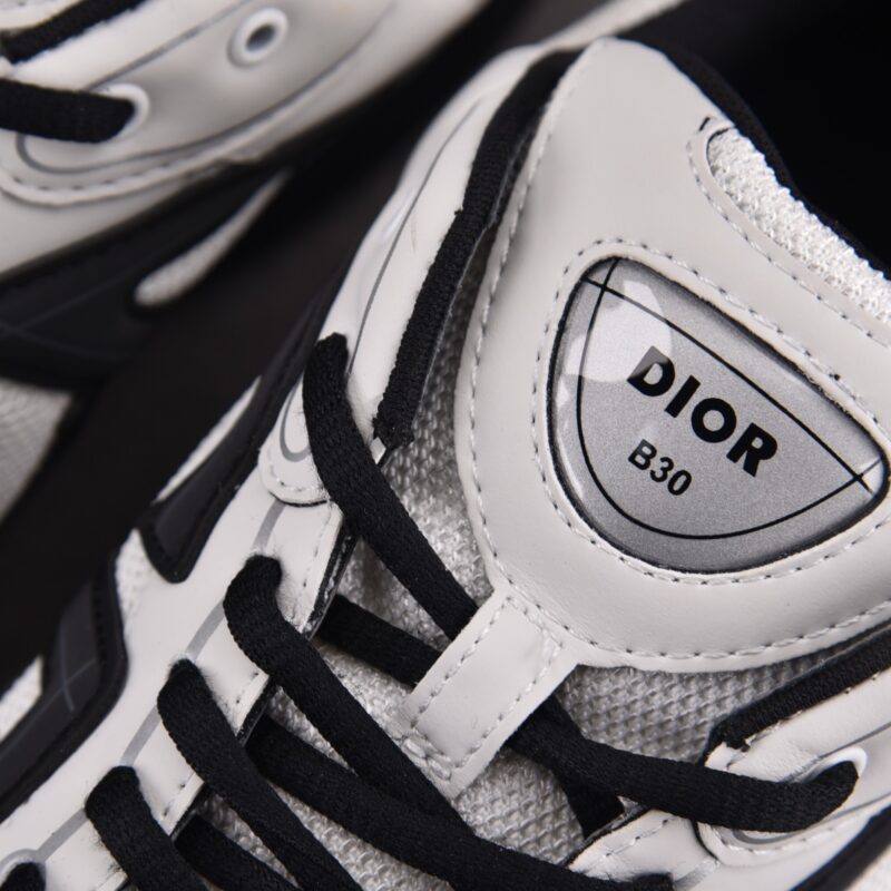 (BEST) Dior B30 Countdown White Mesh & White Technical Fabric