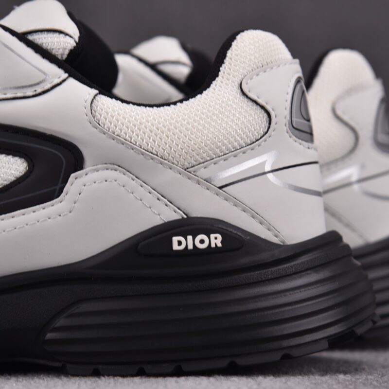 (BEST) Dior B30 Countdown White Mesh & White Technical Fabric