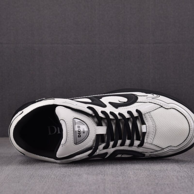 (BEST) Dior B30 Countdown White Mesh & White Technical Fabric