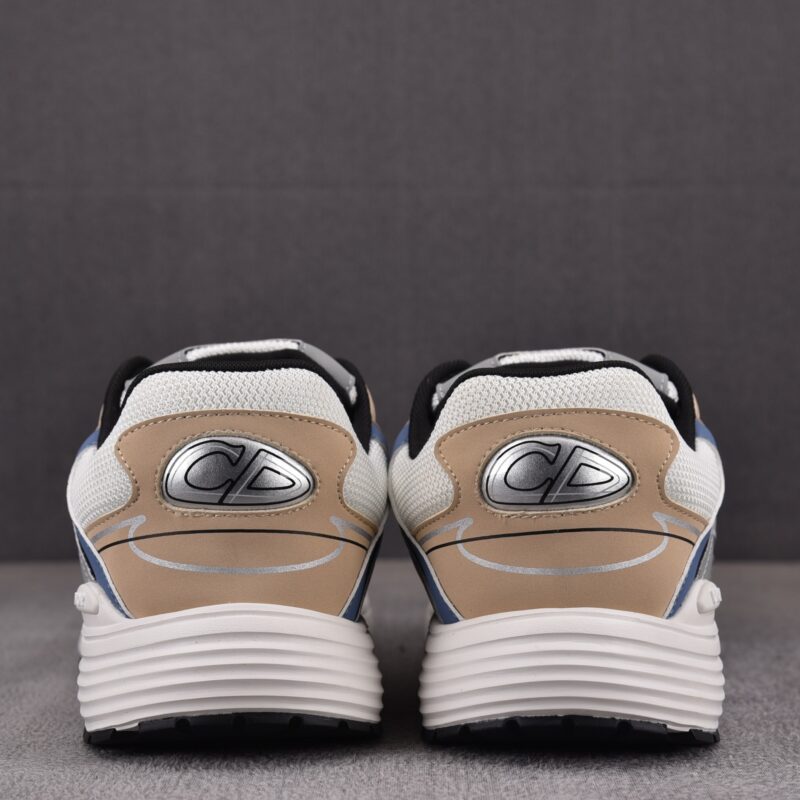 (BEST) Dior B30 Cream Mesh and Beige, Blue and Gray Technical Fabric