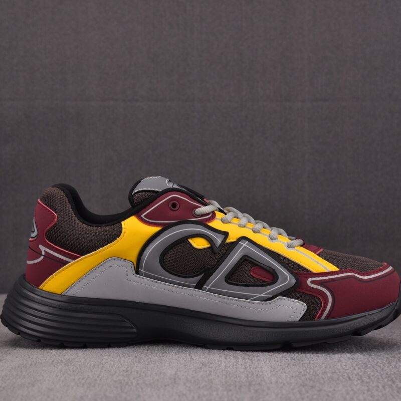 (BEST) Dior B30 Deep Gray Mesh / Burgundy