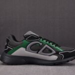 (BEST) Dior B30 Mesh 'DEEP GREY GREEN BLACK'