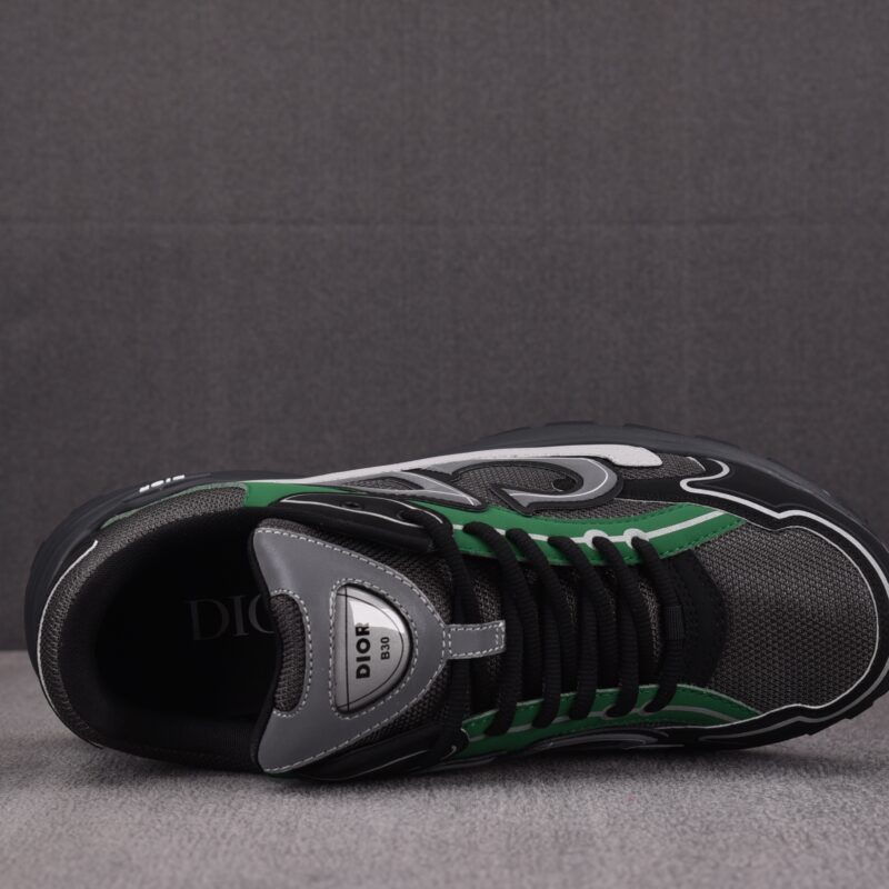 (BEST) Dior B30 Mesh 'DEEP GREY GREEN BLACK'