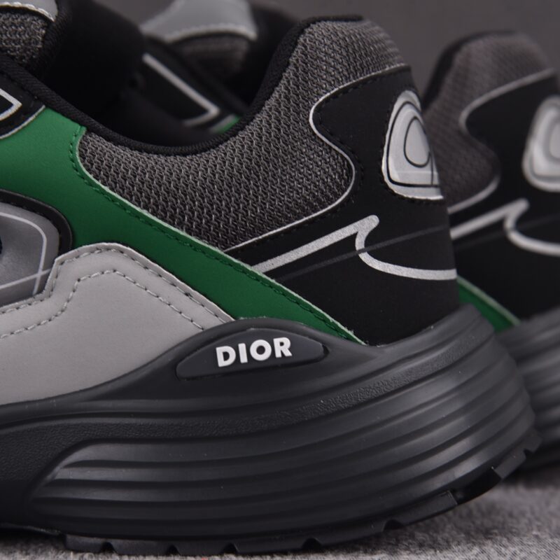 (BEST) Dior B30 Mesh 'DEEP GREY GREEN BLACK'