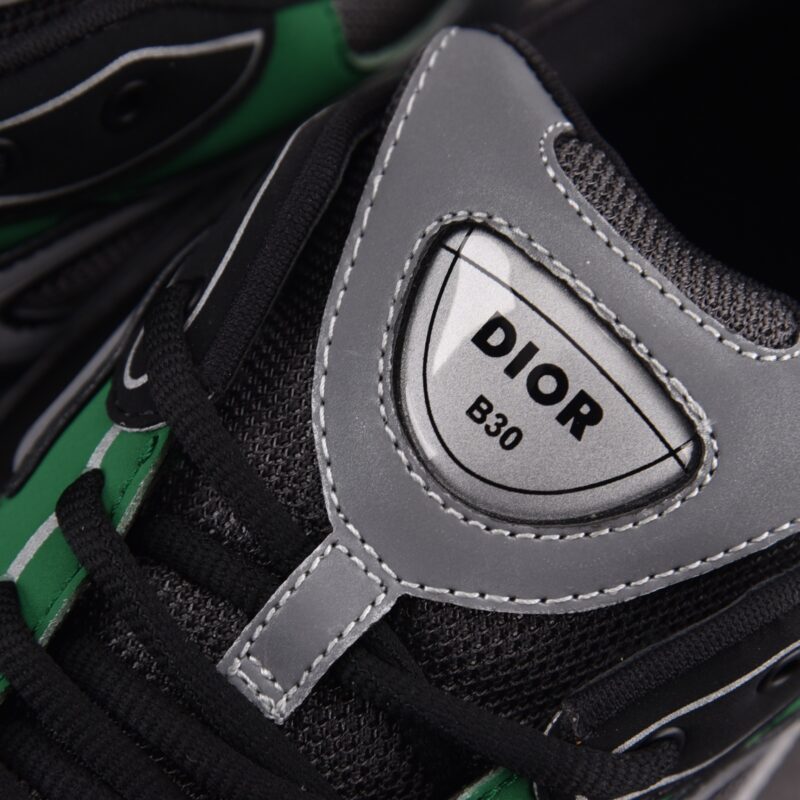 (BEST) Dior B30 Mesh 'DEEP GREY GREEN BLACK'