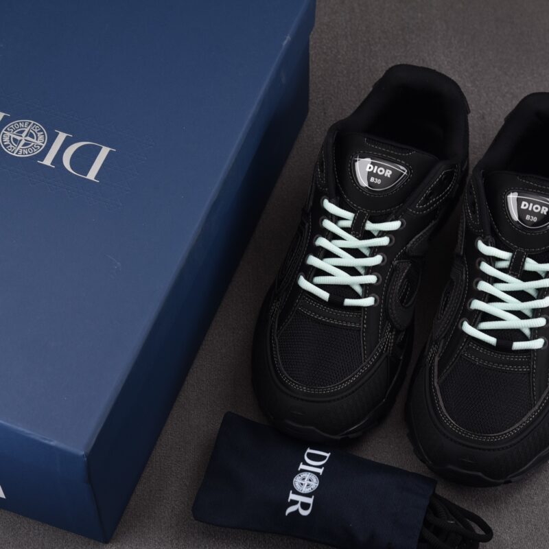 (BEST) Stone Island x Dior B30 Sneaker 'BLACK'