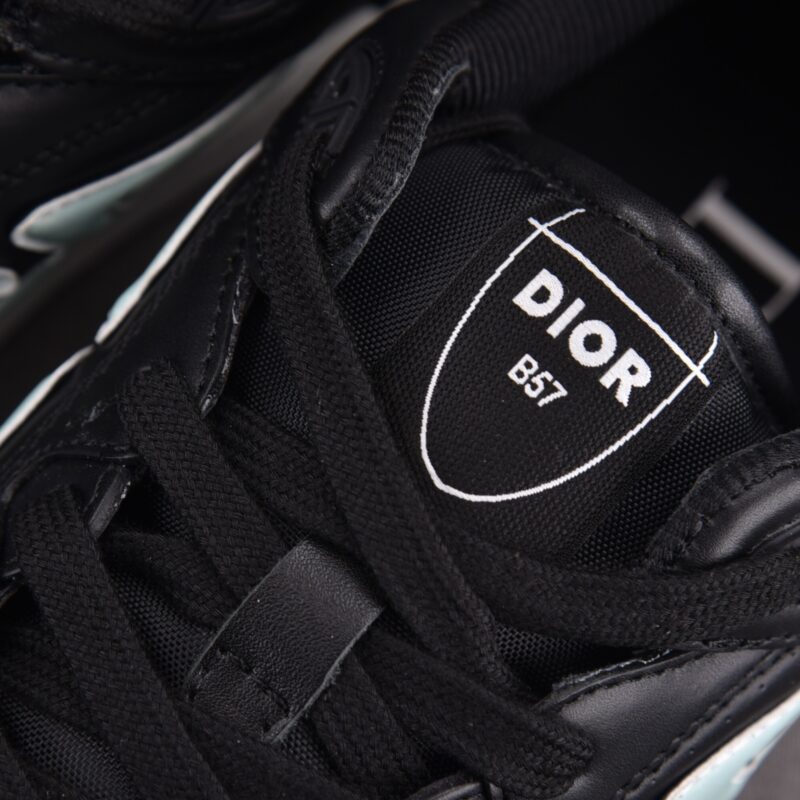 (BEST) Stone Island x Dior B57 Sneaker 'BLACK LIGHT GREEN'