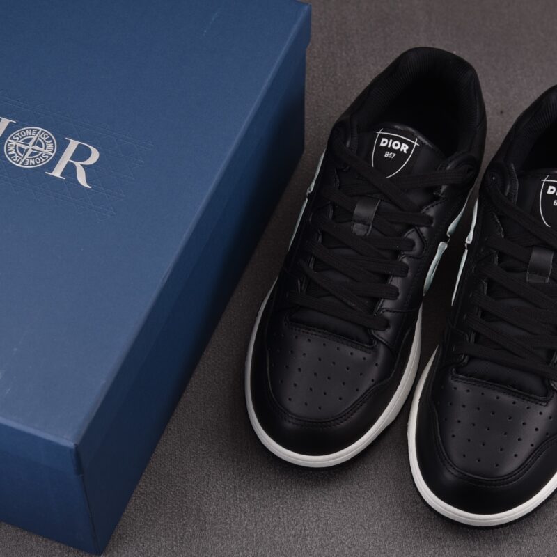 (BEST) Stone Island x Dior B57 Sneaker 'BLACK LIGHT GREEN'
