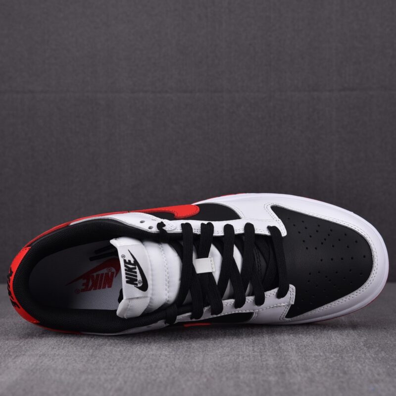 (BEST) Nike Dunk Low 'WHITE BLACK RED'