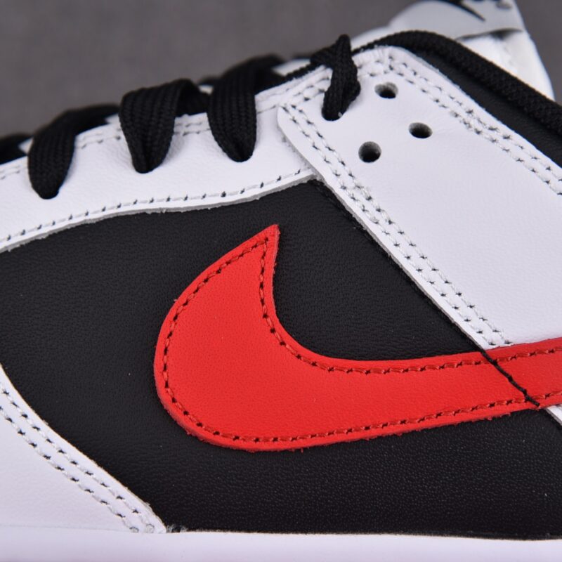 (BEST) Nike Dunk Low 'WHITE BLACK RED'