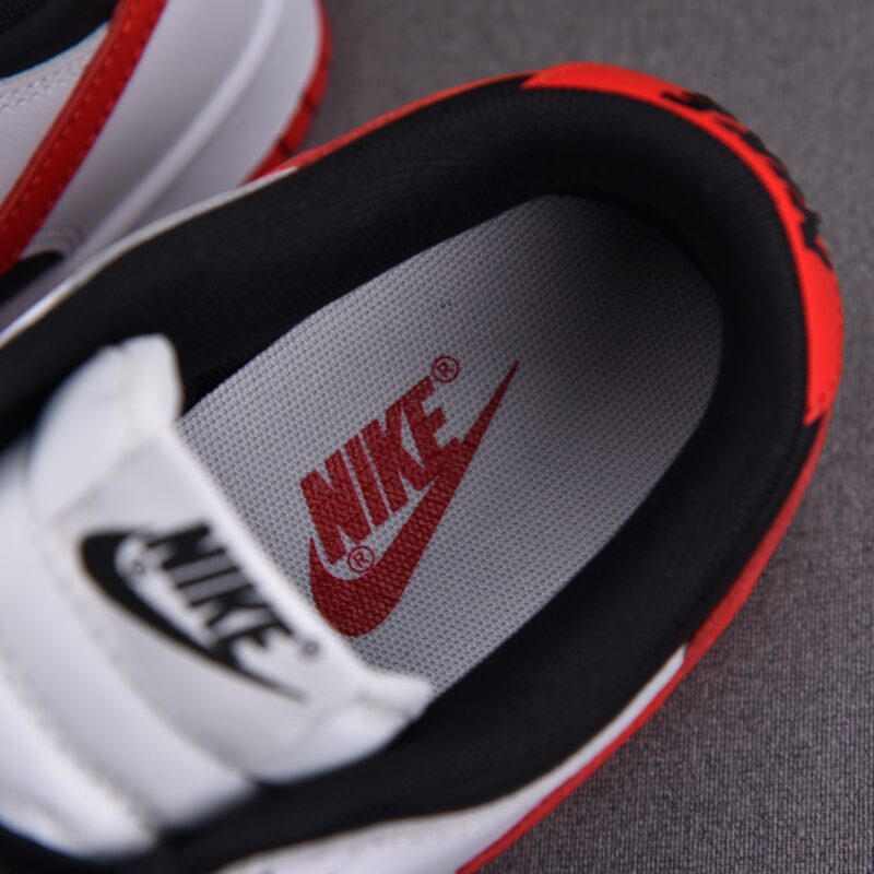 (BEST) Nike Dunk Low 'WHITE BLACK RED'
