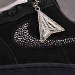 (BEST) Ja Morant x Swarovski x Nike Air Force 1 'BLACK'