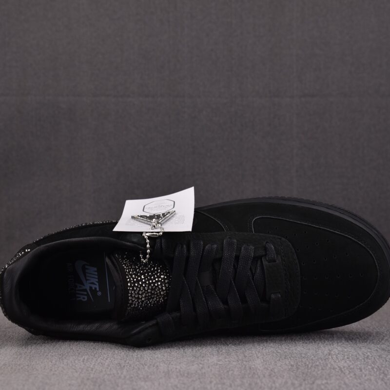 (BEST) Ja Morant x Swarovski x Nike Air Force 1 'BLACK'