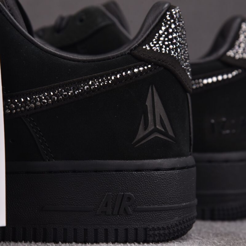 (BEST) Ja Morant x Swarovski x Nike Air Force 1 'BLACK'