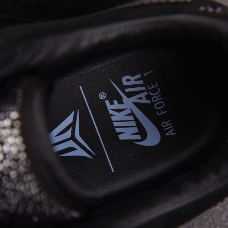 (BEST) Ja Morant x Swarovski x Nike Air Force 1 'BLACK'