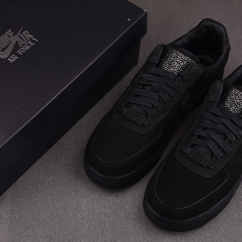 (BEST) Ja Morant x Swarovski x Nike Air Force 1 'BLACK'