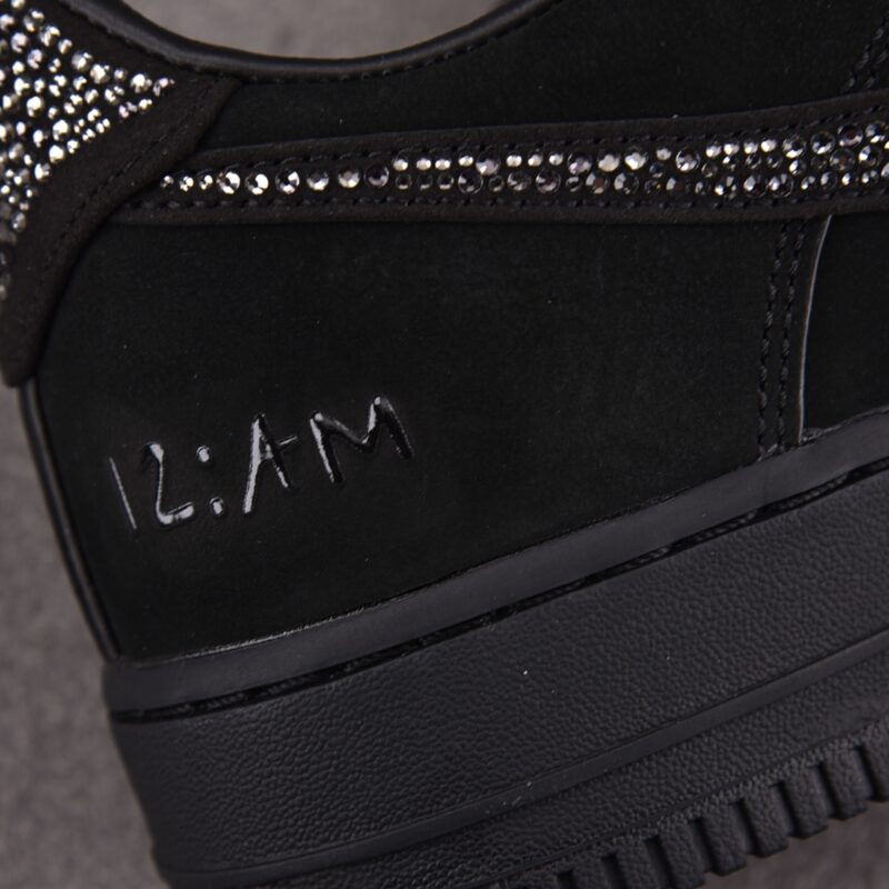 (BEST) Ja Morant x Swarovski x Nike Air Force 1 'BLACK'