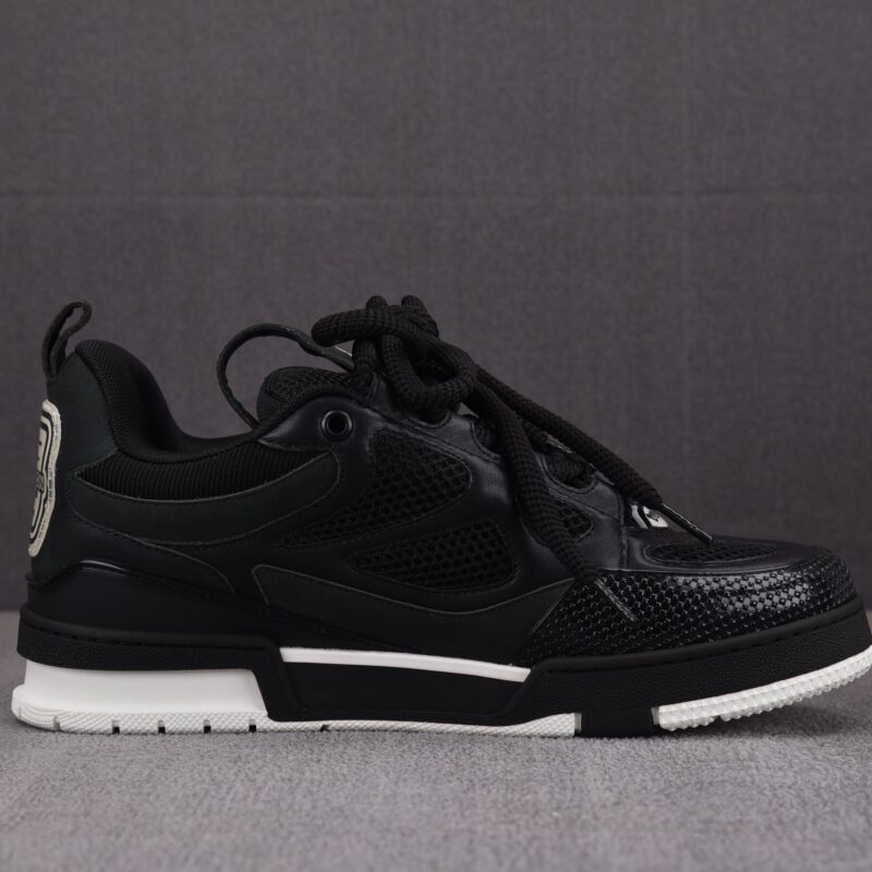 (BEST) Louis Vuitton LV Skate Sneaker 'BLACK WHITE'