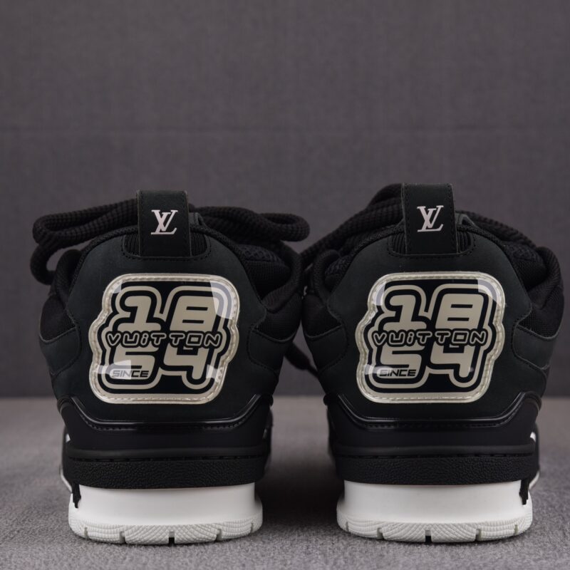 (BEST) Louis Vuitton LV Skate Sneaker 'BLACK WHITE'