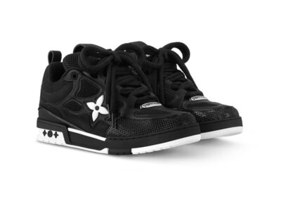 (BEST) Louis Vuitton LV Skate Sneaker 'BLACK WHITE'