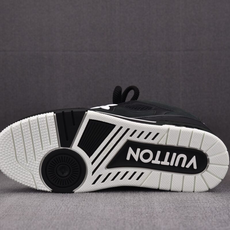 (BEST) Louis Vuitton LV Skate Sneaker 'BLACK WHITE'