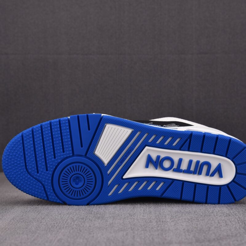 (BEST) Louis Vuitton LV Trainer #54 Signature 'WHITE BLUE'