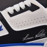 (BEST) Louis Vuitton LV Trainer #54 Signature 'WHITE BLUE'