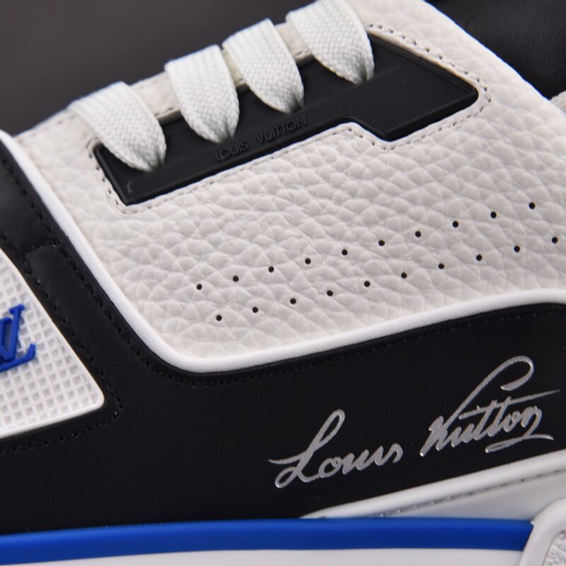 (BEST) Louis Vuitton LV Trainer #54 Signature 'WHITE BLUE'