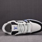 (BEST) Louis Vuitton LV Trainer #54 Signature 'WHITE BLUE'