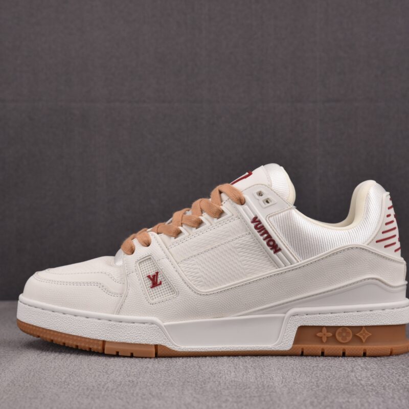 (BEST) Louis Vuitton LV Trainer Damier 'WHITE BROWN'