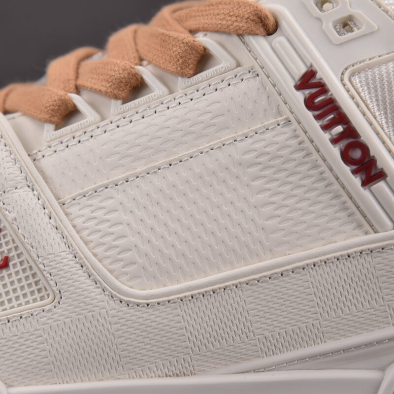 (BEST) Louis Vuitton LV Trainer Damier 'WHITE BROWN'