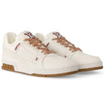 (BEST) Louis Vuitton LV Trainer Damier 'WHITE BROWN'