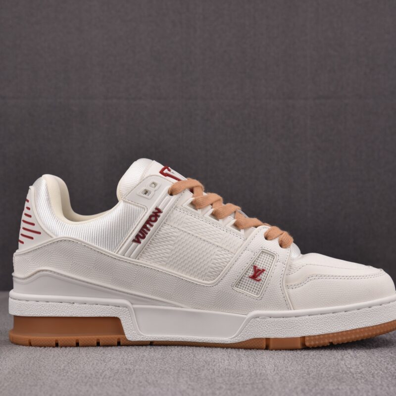 (BEST) Louis Vuitton LV Trainer Damier 'WHITE BROWN'