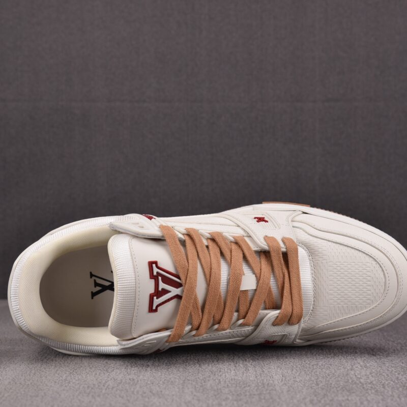 (BEST) Louis Vuitton LV Trainer Damier 'WHITE BROWN'