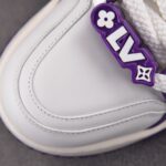 (BEST) Louis Vuitton LV Trainer Maxi Caft Leather 'PURPLE'