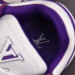 (BEST) Louis Vuitton LV Trainer Maxi Caft Leather 'PURPLE'