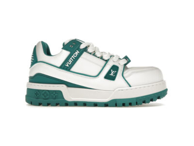 (BEST) Louis Vuitton LV Trainer Maxi Calf Leather 'WHITE GREEN'