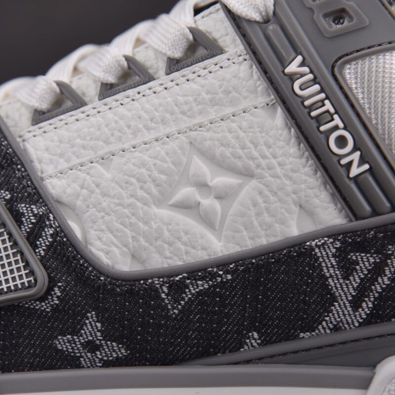 (BEST) Louis Vuitton LV Trainer Monogram Denim 'GREY'