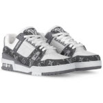 (BEST) Louis Vuitton LV Trainer Monogram Denim 'GREY'