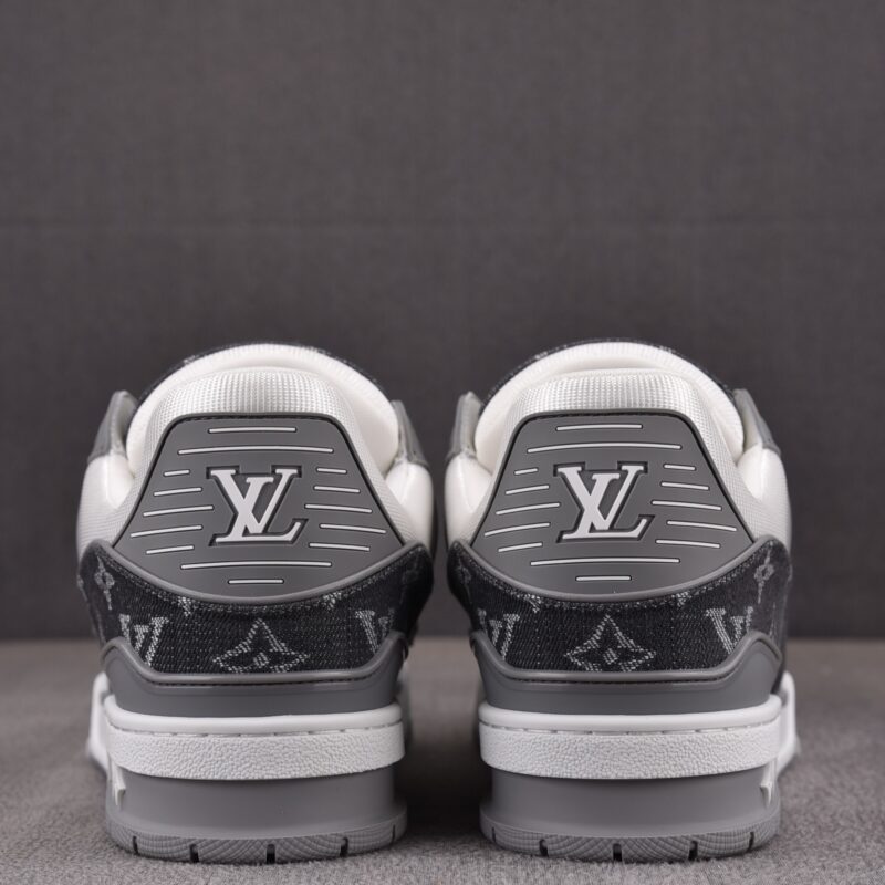 (BEST) Louis Vuitton LV Trainer Monogram Denim 'GREY'